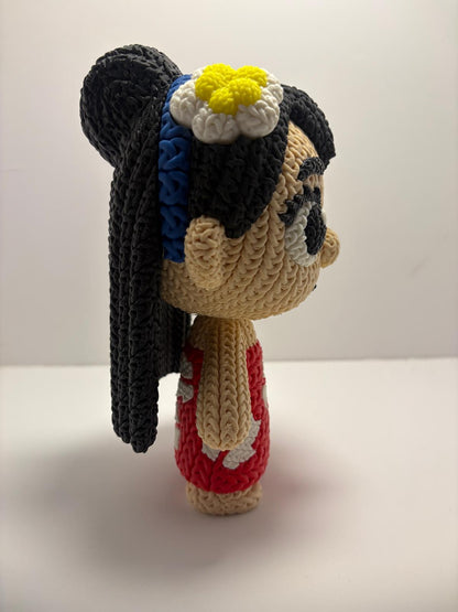 Figura Lilo Impresa en 3D Estilo Crochet