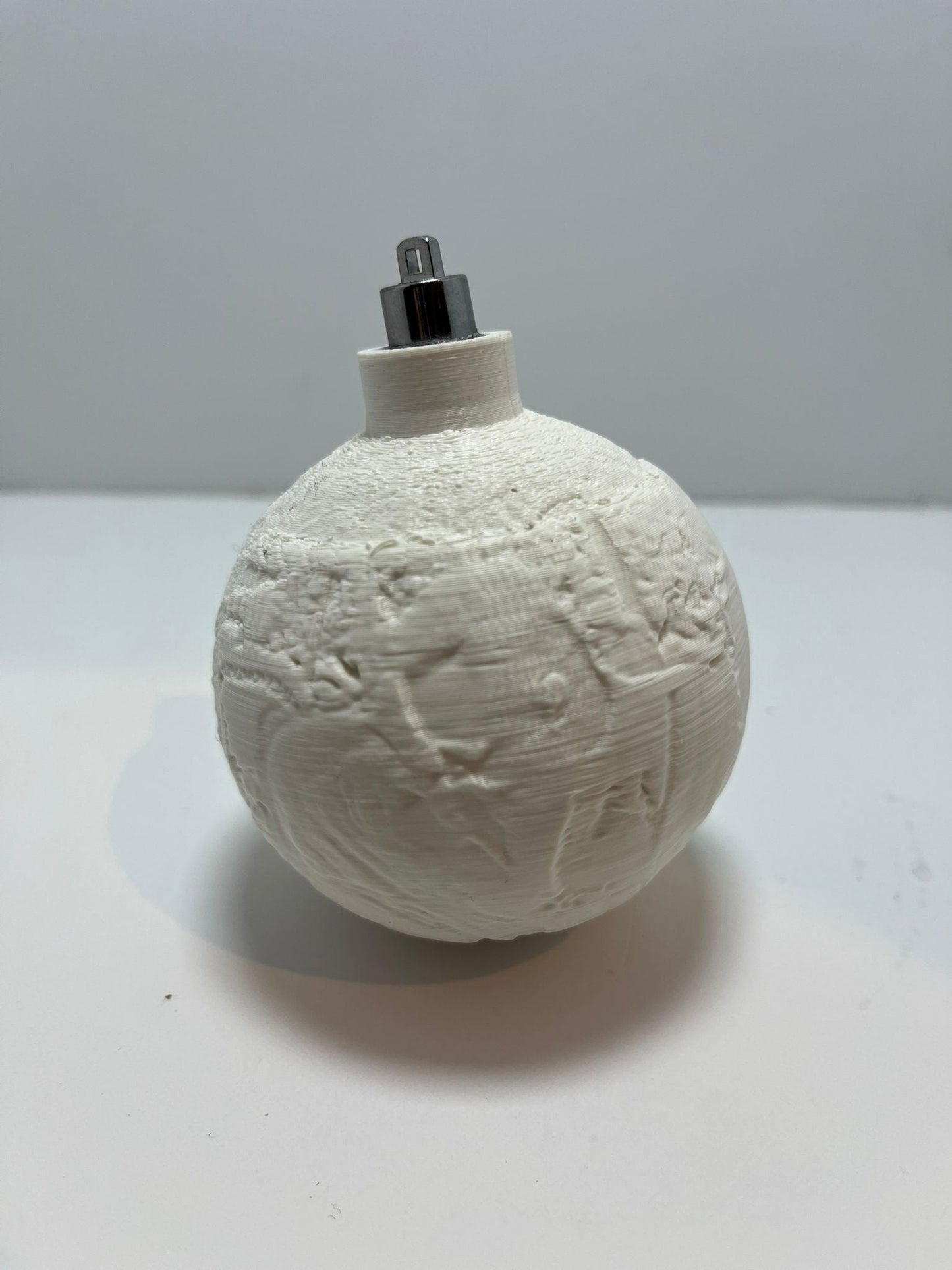 Bola de Navidad Litophania Impresa 3D Personalizada - CreaLuDe3D