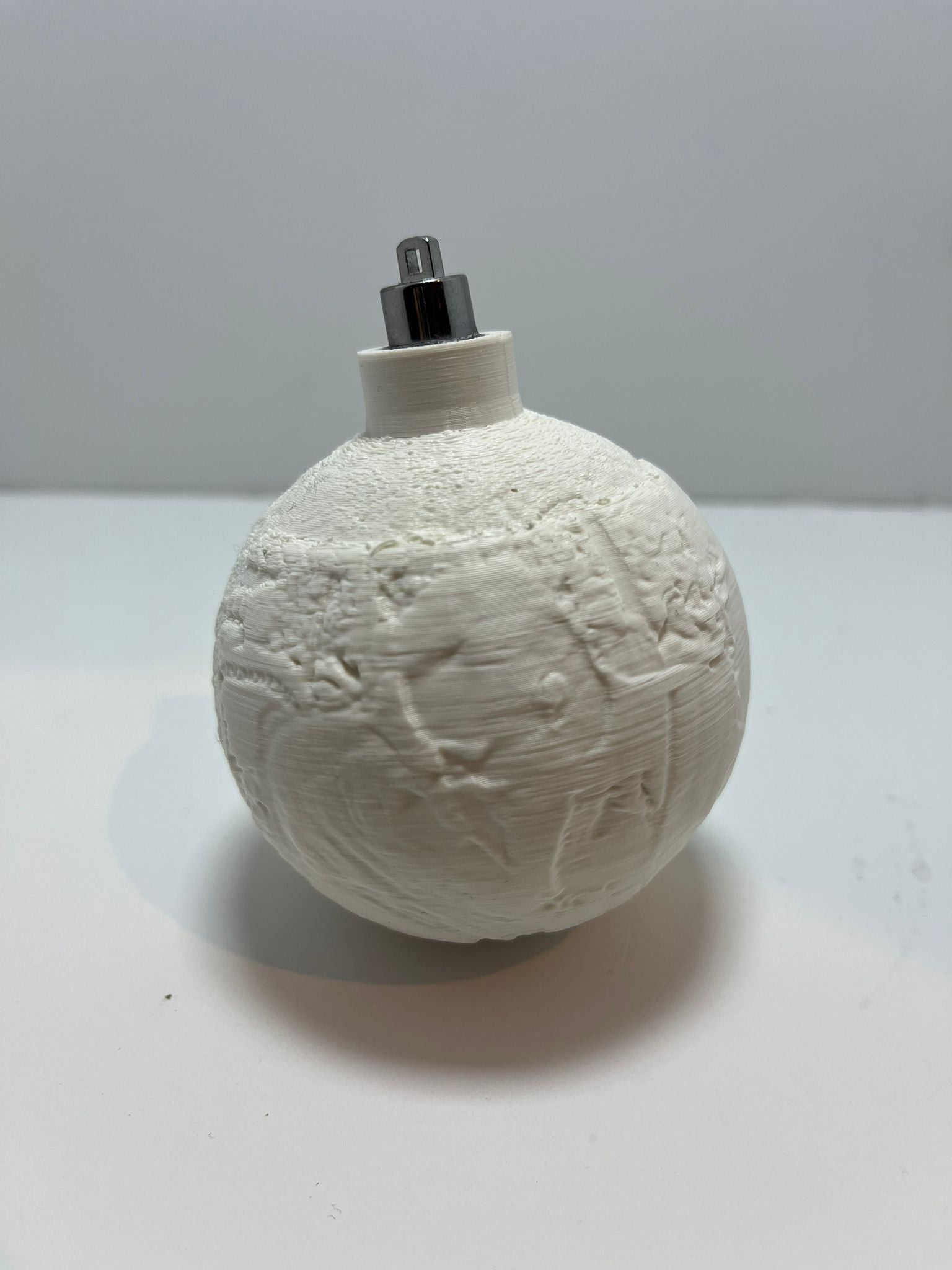 Bola de Navidad Litophania Impresa 3D Personalizada - CreaLuDe3D