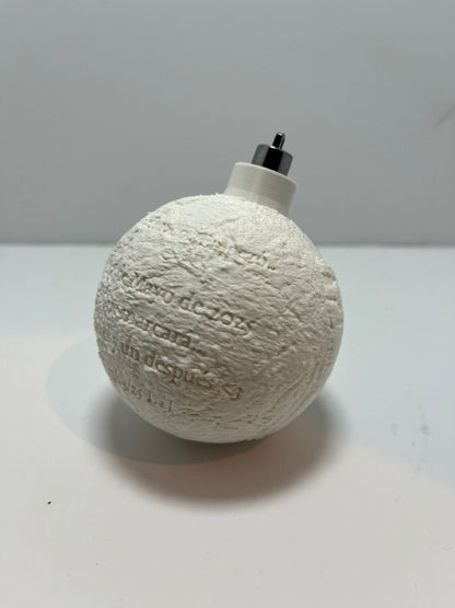 Bola de Navidad Litophania Impresa 3D Personalizada - CreaLuDe3D