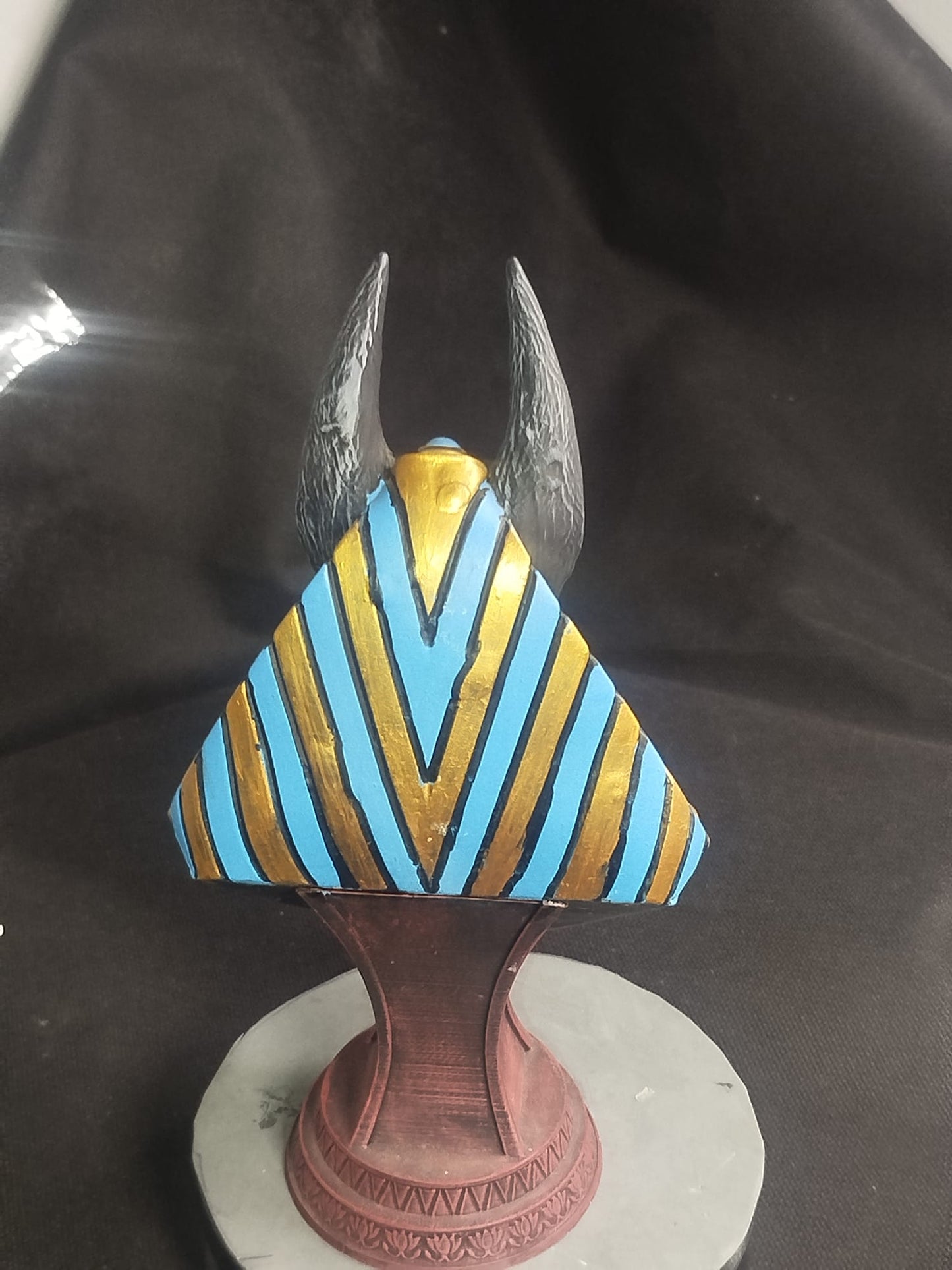 Busto de Anubis Full Color en Resina | 25 cm | Edición Coleccionista - CreaLuDe3D