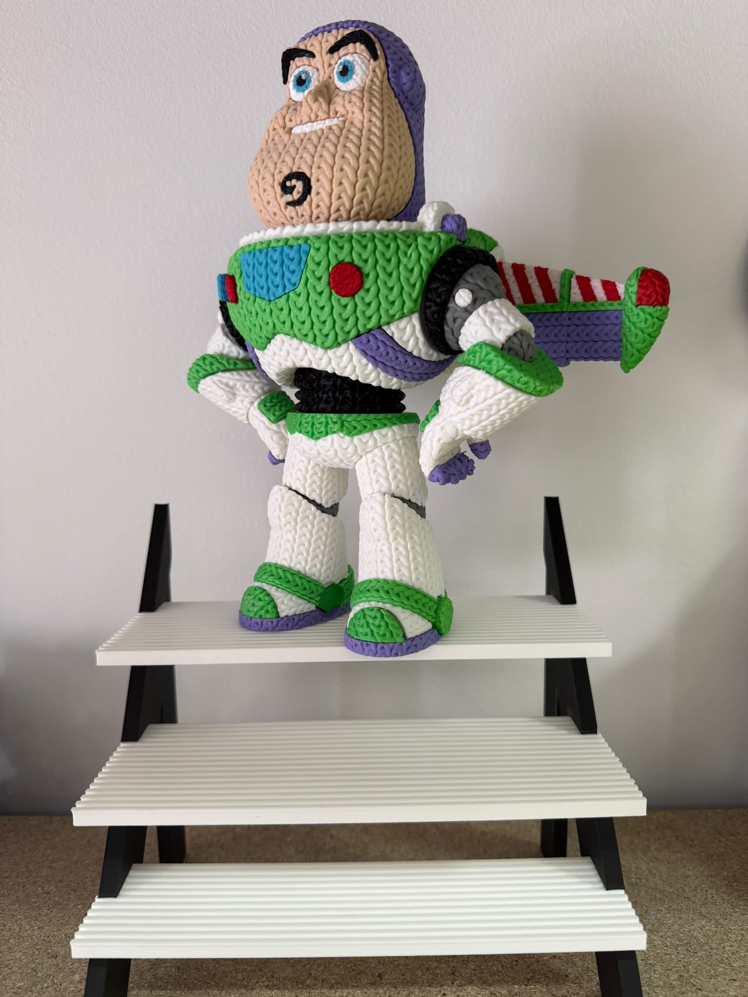 Buzz Lightyear crochet - CreaLuDe3D