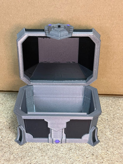 Cofre del Tesoro de Espiritus | Caja de Espiritus Impresa en 3D para Mini Figuras y Accesorios - CreaLuDe3D