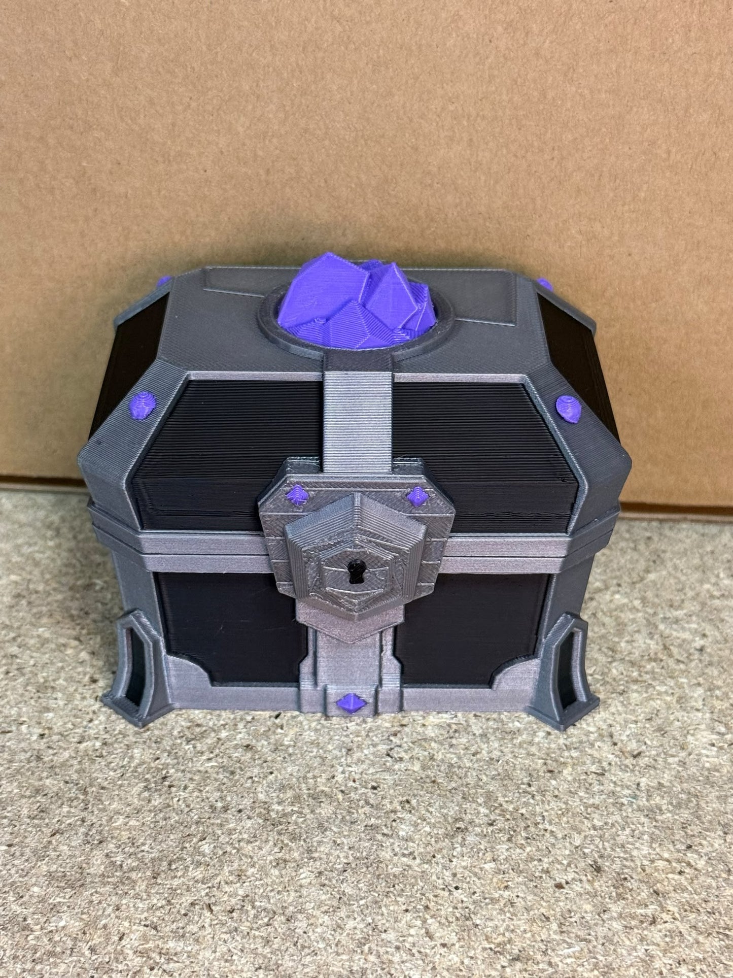 Cofre del Tesoro de Espiritus | Caja de Espiritus Impresa en 3D para Mini Figuras y Accesorios - CreaLuDe3D