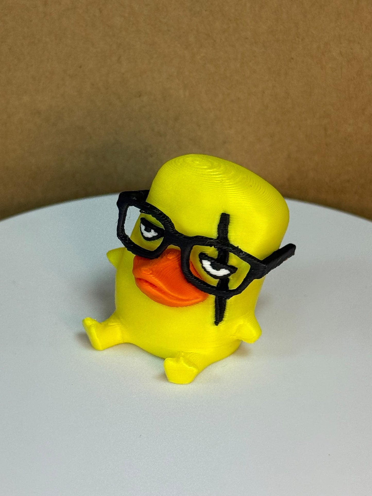 Espíritu de Fortnite Temporada Nueva | Figura 3D Patito Nerd con Gafas - CreaLuDe3D