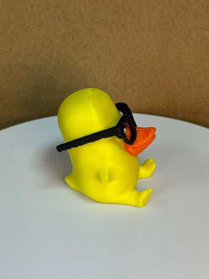 Espíritu de Fortnite Temporada Nueva | Figura 3D Patito Nerd con Gafas - CreaLuDe3D