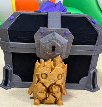 Espíritu del Punto Cero de Oro | Figura Fortnite Impresa en 3D - CreaLuDe3D