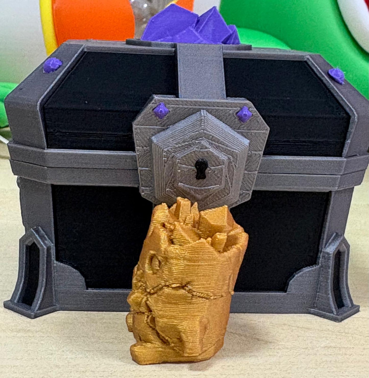 Espíritu del Punto Cero de Oro | Figura Fortnite Impresa en 3D - CreaLuDe3D