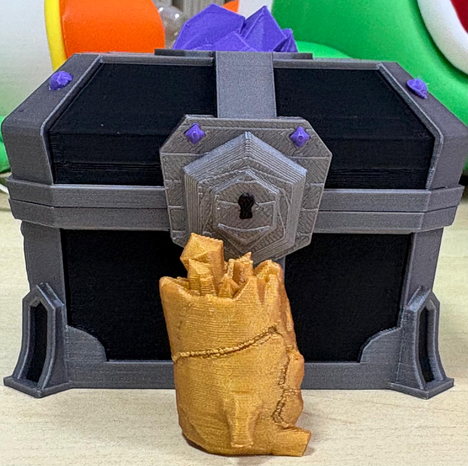 Espíritu del Punto Cero de Oro | Figura Fortnite Impresa en 3D - CreaLuDe3D