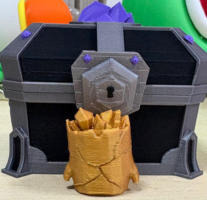 Espíritu del Punto Cero de Oro | Figura Fortnite Impresa en 3D - CreaLuDe3D