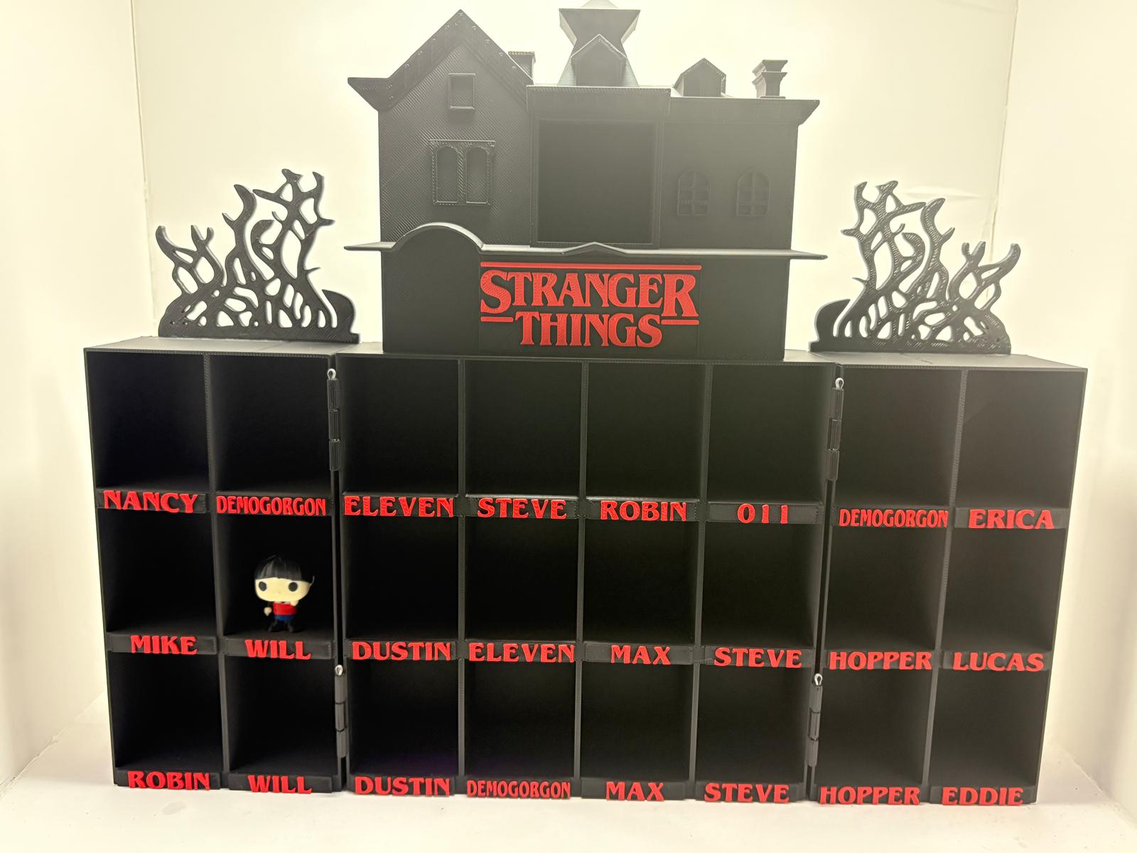 Expositor de Stranger Things para Coleccion de Funkos Kinder Joy - CreaLuDe3D