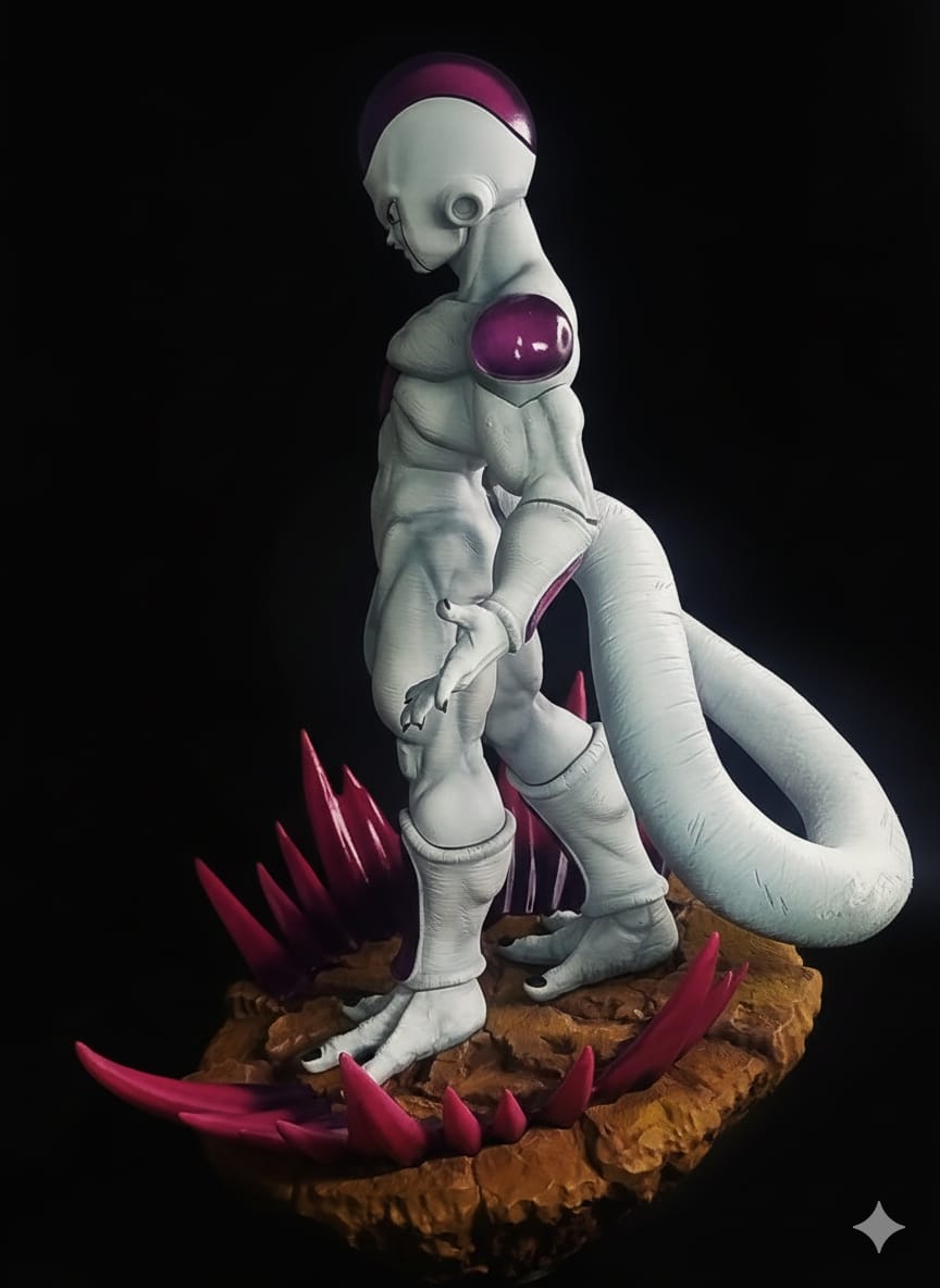 Figura de Freezer en Resina – Pintada a Mano | 44 cm | Edición Coleccionista Premium de Dragon Ball Z - CreaLuDe3D