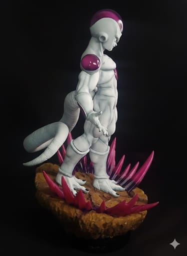 Figura de Freezer en Resina – Pintada a Mano | 44 cm | Edición Coleccionista Premium de Dragon Ball Z - CreaLuDe3D