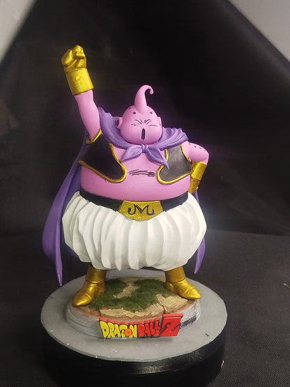 Figura de Majin Buu en Resina – Pintada a Mano | 20 cm | Coleccionable de Dragon Ball Z - CreaLuDe3D