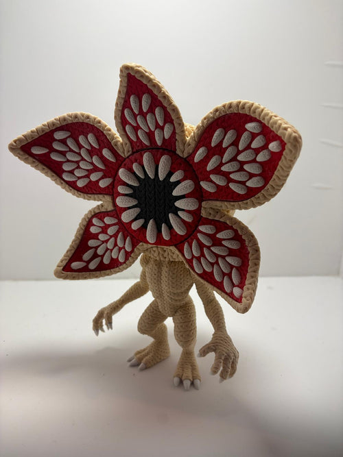 Figura Demogorgon Stranger Things Impresa en 3D Estilo Crochet - CreaLuDe3D