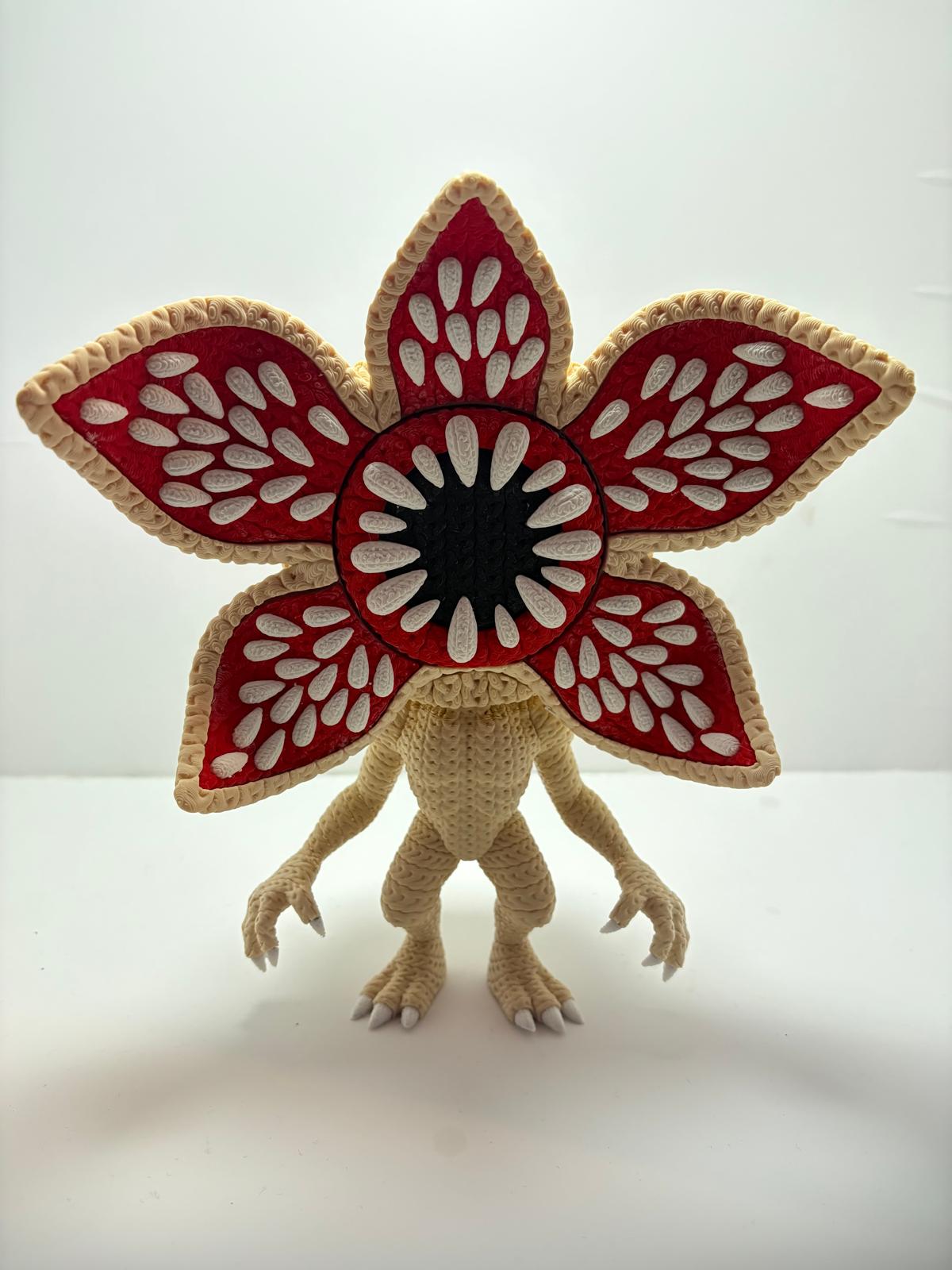 Figura Demogorgon Stranger Things Impresa en 3D Estilo Crochet - CreaLuDe3D