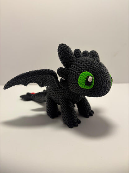 Figura Desdentado Impresa en 3D Estilo Crochet - CreaLuDe3D