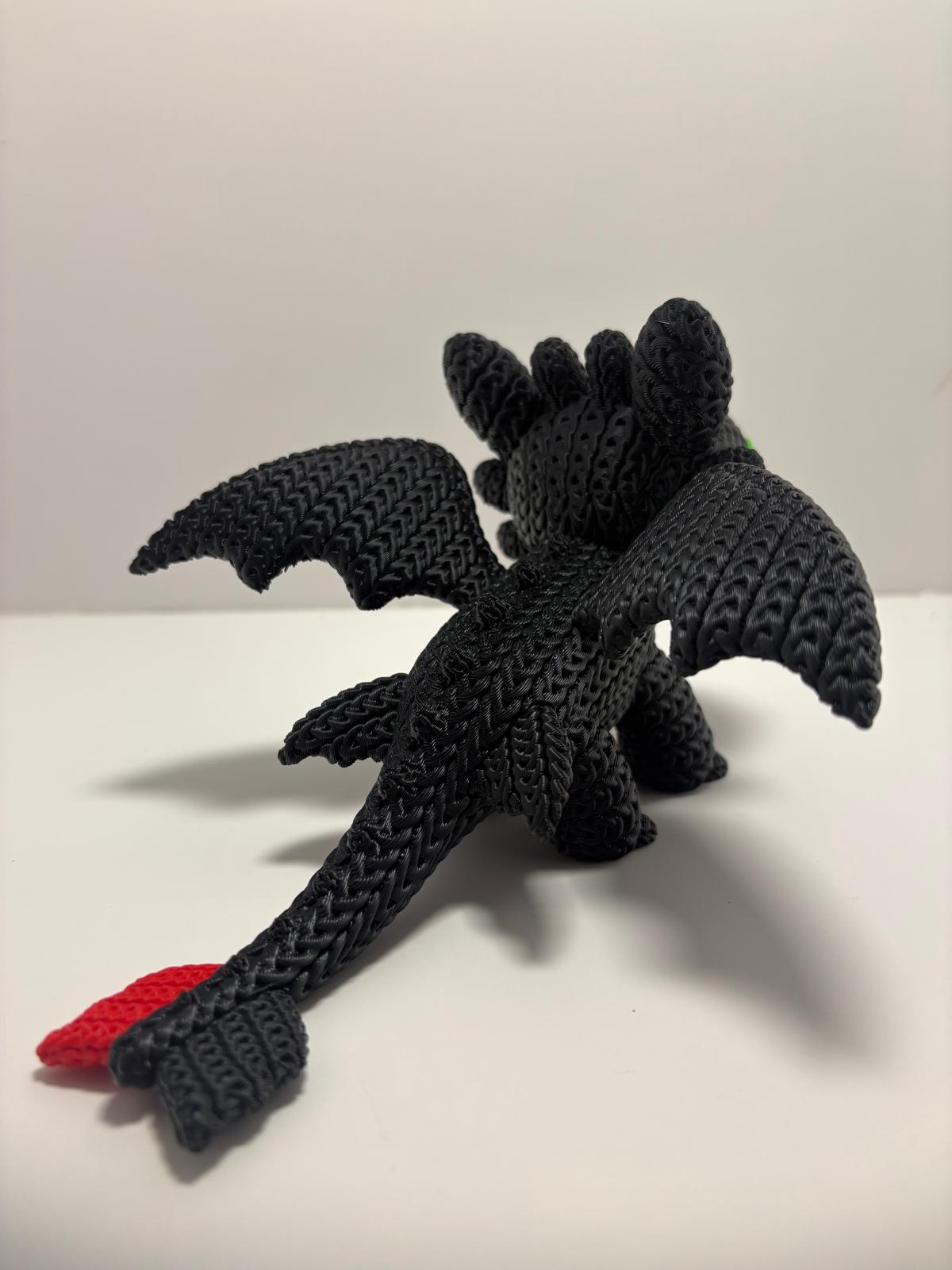 Figura Desdentado Impresa en 3D Estilo Crochet - CreaLuDe3D