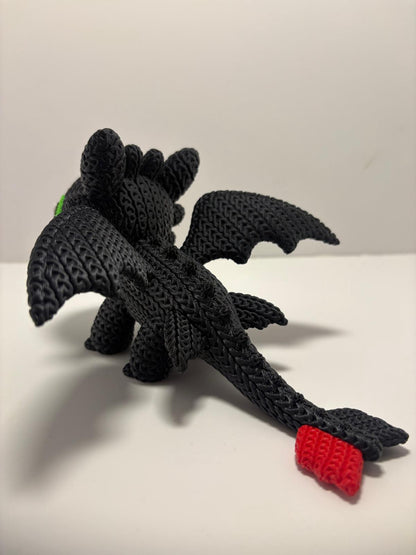 Figura Desdentado Impresa en 3D Estilo Crochet - CreaLuDe3D