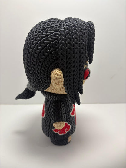 Figura Itachi Sharingan Naruto Impresa en 3D Estilo Crochet - CreaLuDe3D