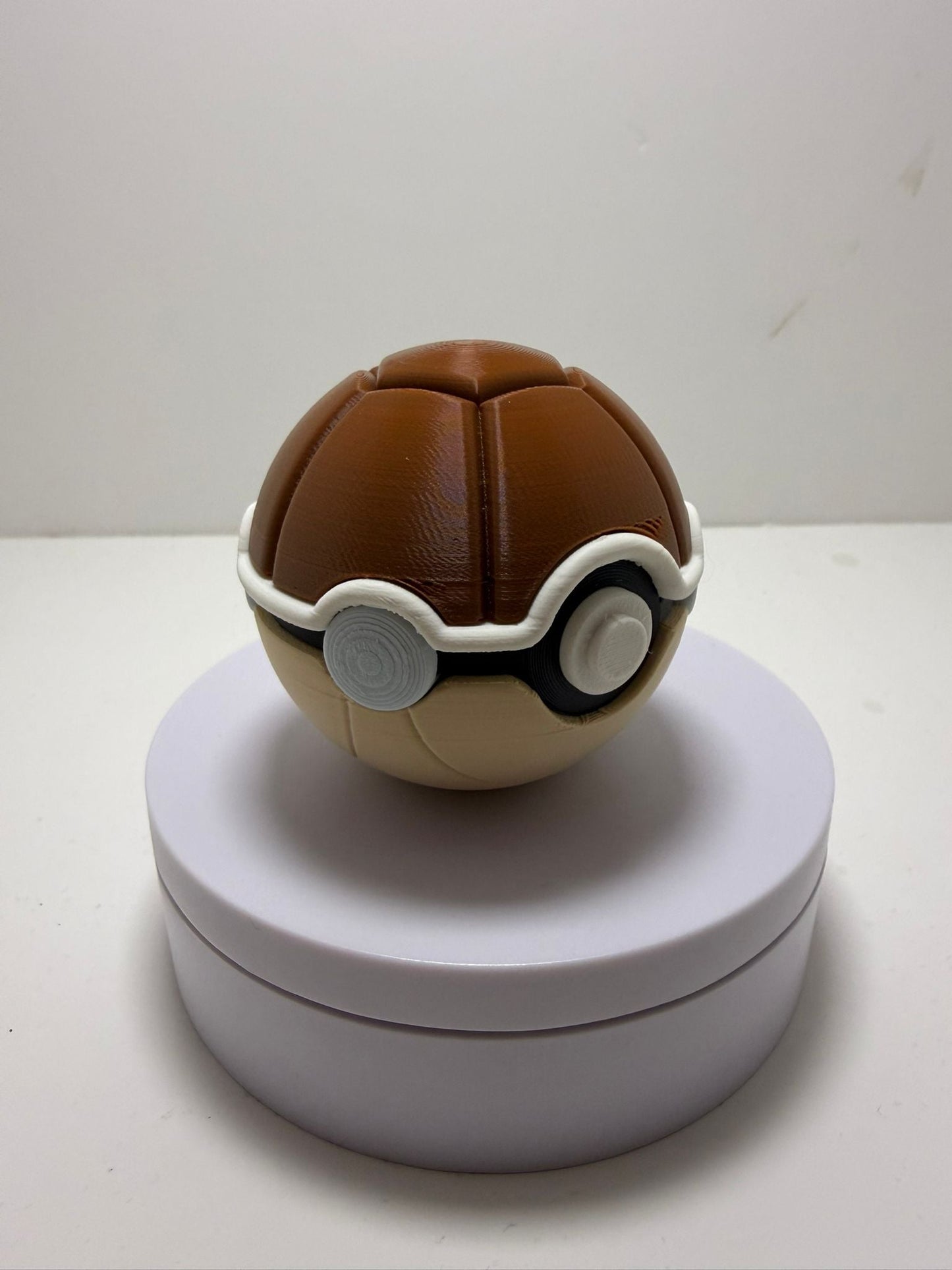 Pokébola Agua Estilo Tortuga Impresión 3D PLA | Figura Decorativa Gamer - CreaLuDe3D