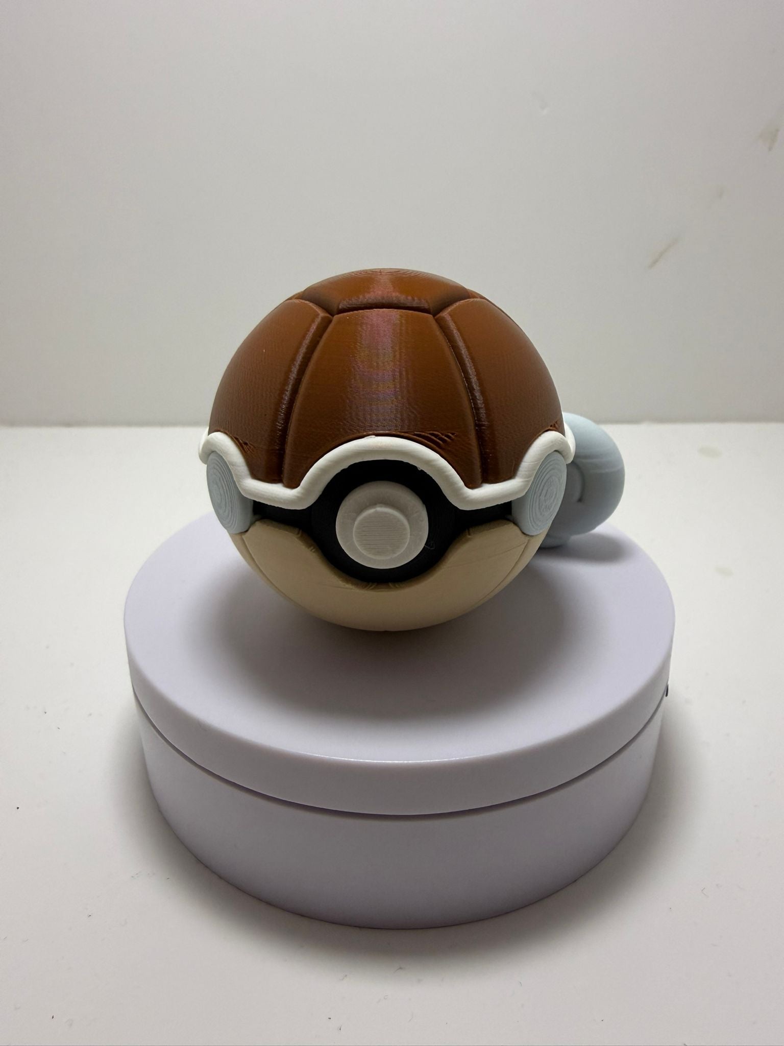 Pokébola Agua Estilo Tortuga Impresión 3D PLA | Figura Decorativa Gamer - CreaLuDe3D