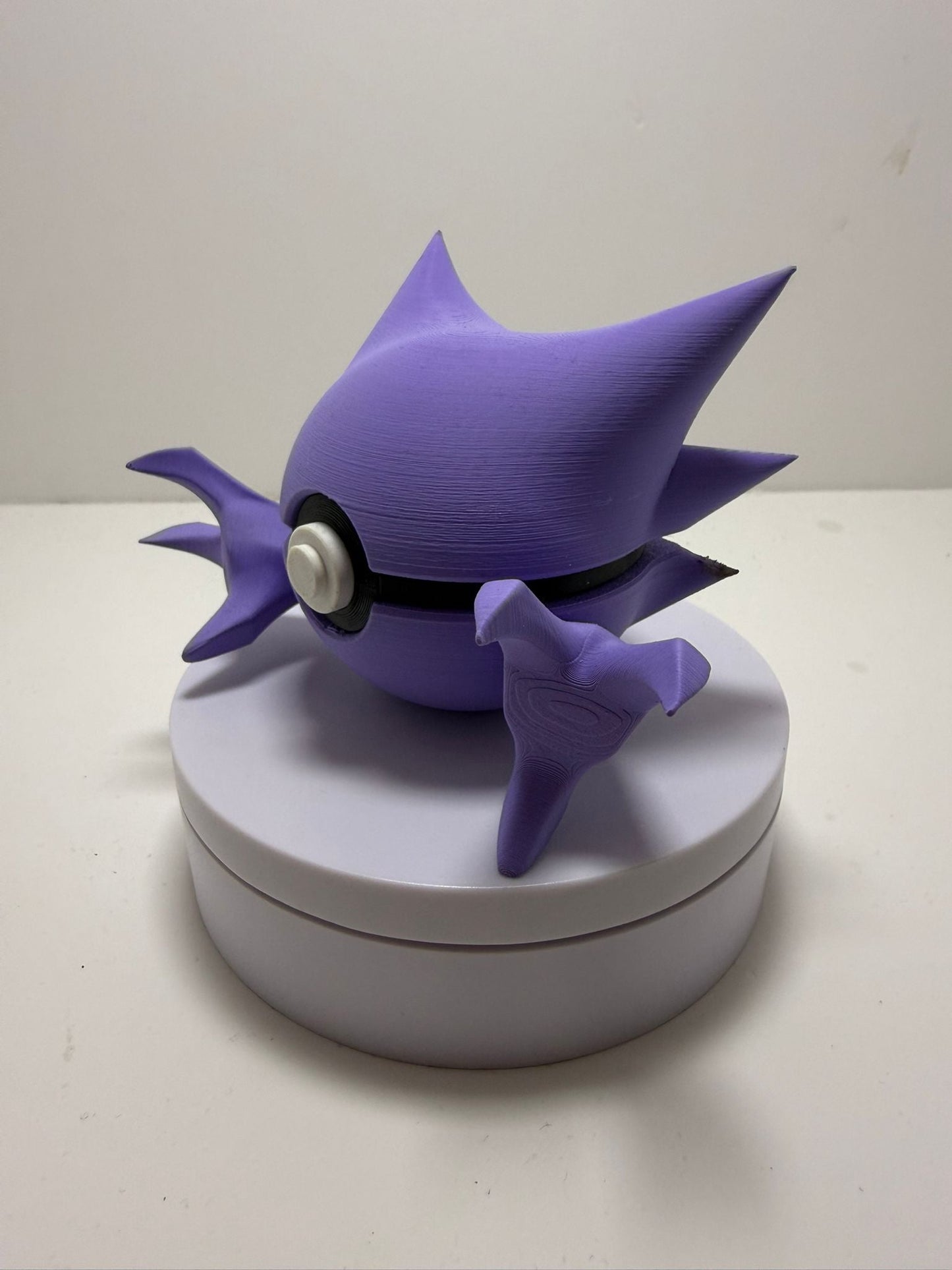 Pokébola Fantasma Impresión 3D Multicolor PLA | Figura Decorativa Estilo Criatura Fantasma - CreaLuDe3D