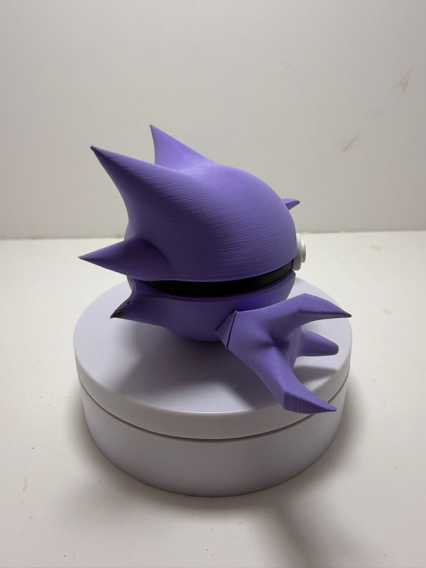 Pokébola Fantasma Impresión 3D Multicolor PLA | Figura Decorativa Estilo Criatura Fantasma - CreaLuDe3D