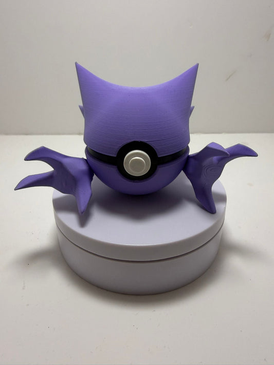 Pokébola Fantasma Impresión 3D Multicolor PLA | Figura Decorativa Estilo Criatura Fantasma - CreaLuDe3D
